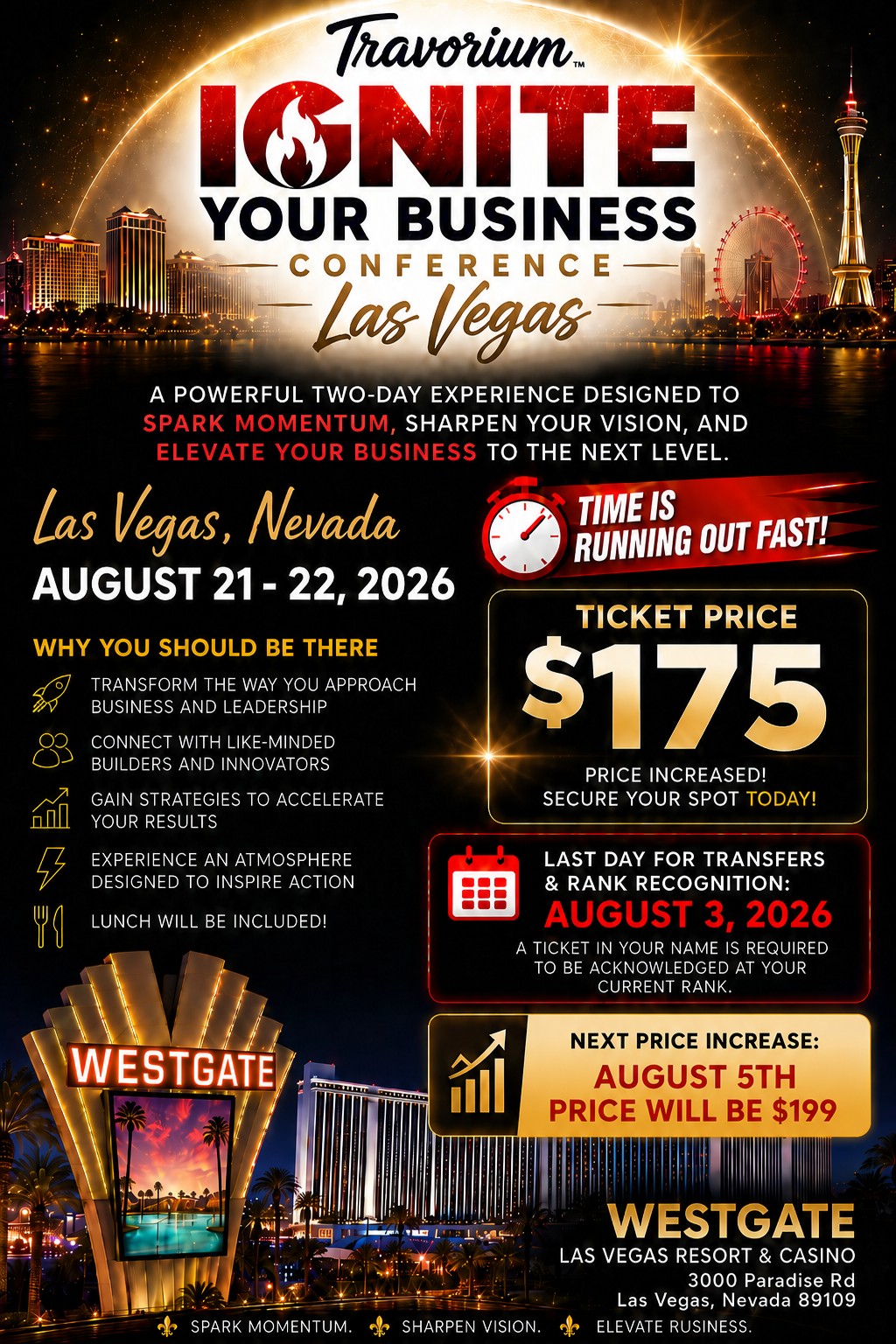 Travorium Ignite Your Business Conference Las Vegas 2026
